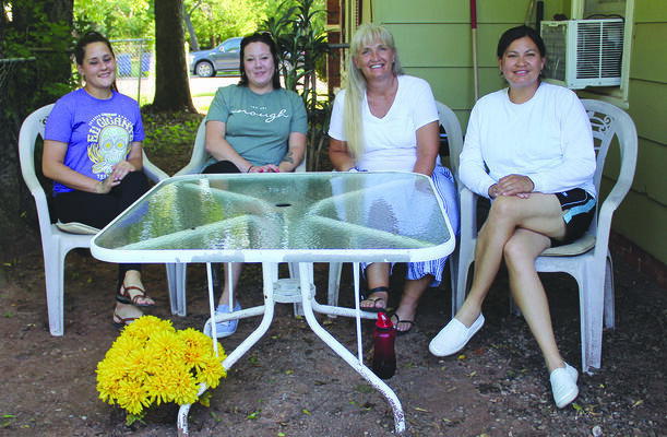 Jill, Ashley, Cindy and Fay are grateful for the opportunity Heather’s Hope is giving them to get their lives back on track.